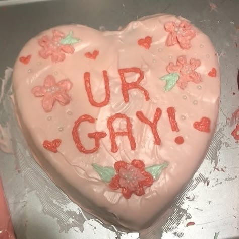 Ur Gay, Meme Humor, When Im Bored, Im Bored, Sweet Sixteen, Just For Fun, Grammar, Frosting, Cake