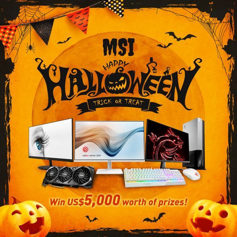 MSI Halloween Giveaway Oct - Nov 2022 Halloween Prizes, Online Contest, Giveaway Alert, Halloween 2022, Visa Gift Card, Halloween Giveaway, Halloween Contest, 11 59, Event Page