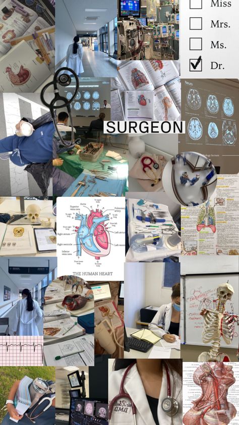 Medicine Moodboard Aesthetic, Orthopaedic Surgeon Aesthetic, Medicine Moodboard, Neurosurgeon Aesthetic, Neuroscience Aesthetic, Pre Med Student, Job Inspiration, Aesthetic Doctor, Medical School Life