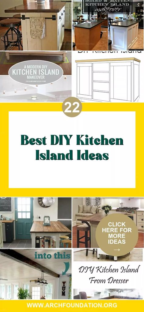 Diy Kitchen Islands, Cheap Diy Kitchen, Diy Kitchen Island With Seating, Easy Diy Kitchen Island, Kitchen Island With Seating For 4, Diy Kitchen Island Ideas, Diy Kitchen Cart, Pallet Kitchen Island, Kitchen Island Makeover