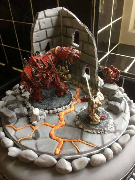 Warhammer 40k Birthday Cake Warhammer Birthday Cake, Warhammer Cake, 21st Ideas, Wedding News, Warhammer 40000, Grad Parties, Sweet Stuff, Let Them Eat Cake, 30th Birthday