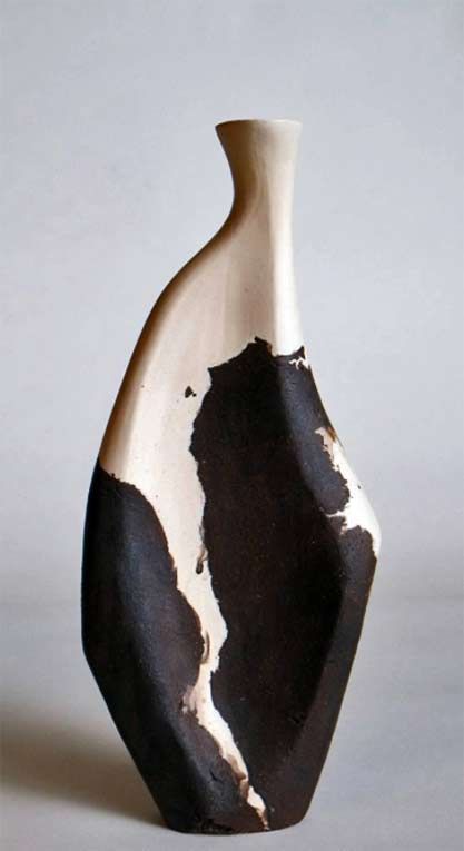 Saisho'---Mixed-Clay-Sculpture-by-Beverly-Morrison Vase Forms, Ceramic Art Sculpture, Contemporary Pottery, Sculptures Céramiques, Pottery Handbuilding, Keramik Design, Ceramic Ideas, Ceramics Pottery Art, Pottery Sculpture