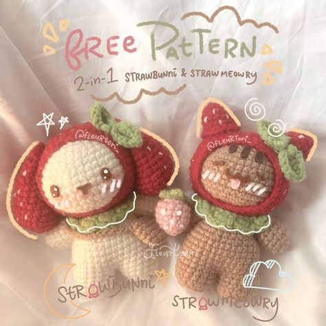 Crochet Tutorial Pattern, Crochet Fairy, Quick Crochet Patterns, Kawaii Crochet, Crochet Design Pattern, Beginner Crochet Projects, Crochet Amigurumi Free, Seni Origami, Crochet Fashion Patterns