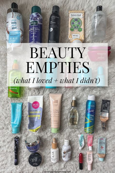 Back at it again to go through my trash! (IYKYK 😉 ). Here we are with more Beauty Empties, where we poke around my trash to see the good – and not-so-good – that I’ve used lately. // Beauty products, beauty favorites, beauty reviews, tula products, living proof hair products Empties Beauty Products, Remedies For Dry Scalp, Complex Hairstyles, Dry Scalp Remedy, Long Hair Designs, Living Proof Hair Products, Leaving A Job, Coming Up Roses, Hair Product