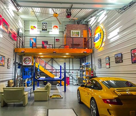 The ultimate ride requires the ultimate garage, a new community of garages that are... Hobby Garage, Casa Garage, Garage Logo, Man Garage, Garage Design Interior, Asma Kat, Garage Loft, Cool Garages, Car Barn