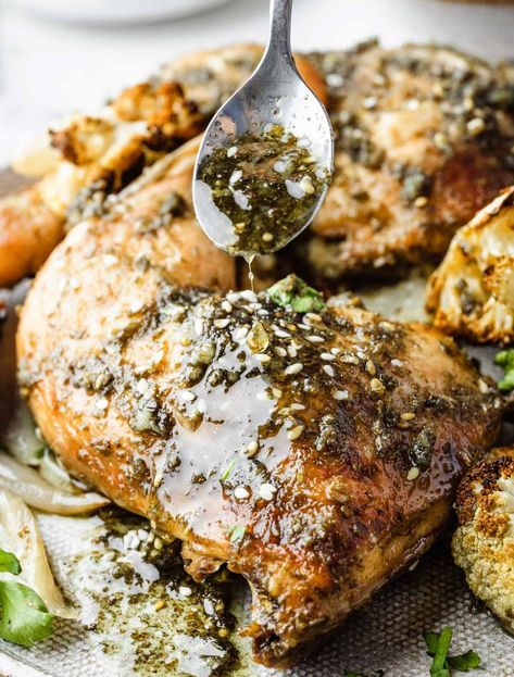 Zaatar Chicken And Rice, Zataar Roasted Chicken, Zatar Chicken Marinade, Zatar Recipes Food, Recipes With Zaatar Seasoning, Zaatar Chicken Marinade, Za’tar Chicken, Recipes With Zatar Seasoning, Zaatar Chicken Thighs