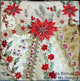 Kitty And Me Designs: Special Holiday Edition of Crazy Quilt Quarterly Magazine Christmas Crazy Quilt, Quilt Stitches, Christmas Purse, Crazy Quilts Patterns, Crazy Quilt Stitches, Crazy Quilt Blocks, Quilts Patterns, Crazy Patchwork, Crazy Quilting