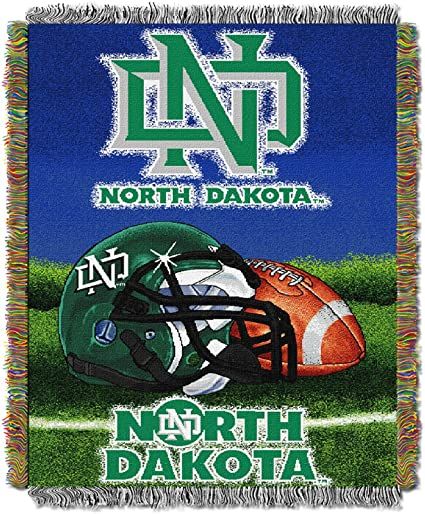 Officially Licensed NCAA "Home Field Advantage" Woven Tapestry Throw Blanket, 48" x 60", Multi Color Home Field Advantage, Montana State University, University Of Montana, University Of North Dakota, Montana State, Woven Tapestry, Big Sky, Woven Blanket, North Dakota