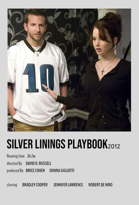 Silver Linings Playbook Movie Poster, Silver Lining Playbook Poster, The Silver Linings Playbook, Silver Linings Playbook Poster, Silver Lining Playbook, Movie Diary, Movies To Watch Teenagers, Silver Linings Playbook, Girly Movies