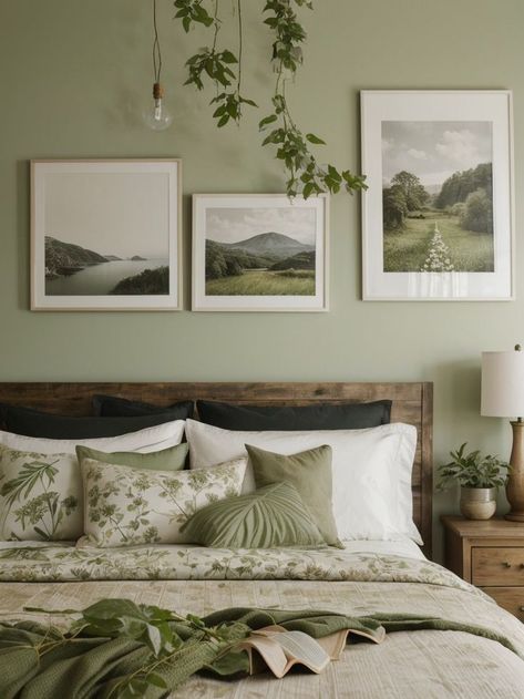 Create a serene and nature-inspired bedroom by adorning your walls with framed prints of landscapes and botanical illustrations. Complete the look with earthy-toned bedding, wooden accents, and leafy green plants to bring the beauty of the outdoors inside. Botanical Illustrations, Outfits Winter, Bedroom Art, Green Plants, The Clothes, The Outdoors, Nature Inspired, Home Design, Winter Outfits