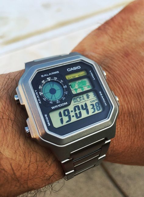 Digital Appreciation: "Bond" Casio AE1200 AKA "Casio Royale" | Page 47 | WatchUSeek Watch Forums Casio Royale Watch, Casio Digital Watch Men, Retro Digital Watch, Casio Royale Mod, Retro Watches For Men, Ae1200 Mod, Casio Ae1200 Mod, Casio World Time, Casio Ae1200