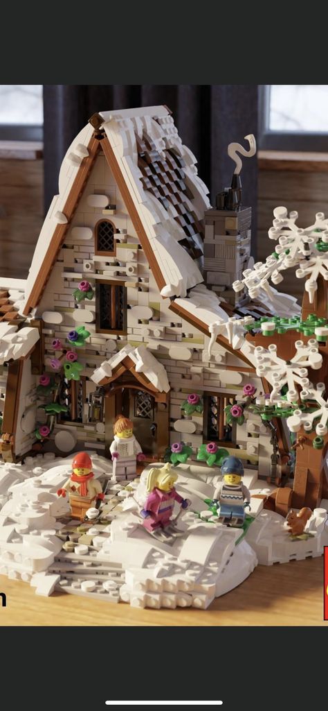 Lego Tree House, Lego Diorama, Lego Christmas Village, Lego Tree, Brick Ideas, Lego Winter Village, Lego Village, Lego Winter, Lego Halloween