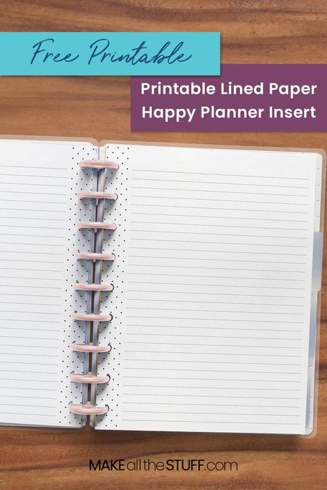 Happy Planner Notes Printable Free is available to download and print today. Also fits the Mini Happy Planner Printables Free Notes. This Lined Paper Printable also includes printables for these planner sizes: MAMBI Happy Planner, Mini Happy Planner, Big Happy Planner, Discbound Half Letter, Junior Size Discbound, A5, A4, and Letter. Happy Planner Pages Free Printable, Happy Planner Calendar Printable Free, Happy Planner Notes Printable Free, Happy Planner Date Stickers Free, Mini Happy Planner Printables Free Inserts, Happy Planner Mini Printables Free, Free Lined Paper Printable, Classic Happy Planner Printables Free, Big Happy Planner Free Printable