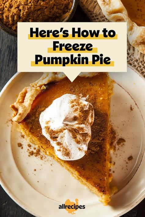 How To Freeze Pumpkin Pie, Freezing Pies How To, Pies That Can Be Frozen, Freezing Pumpkin Pie, Can You Freeze Pumpkin Pie, How To Freeze Pies, Make Ahead Pies To Freeze, Make Ahead Pumpkin Pie, Leftover Pumpkin Pie Recipes