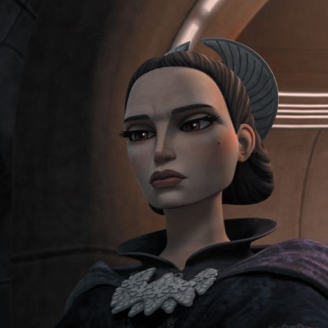 Padme Amidala Clone Wars, Padme Icon, Padme Star Wars, Padme Amidala Icon, Star Wars Pfp, Star Wars Icon, Pfp Fanart, Star Wars Padme Amidala, Amidala Star Wars