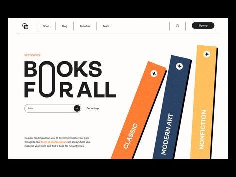 Book Store Landing Page, Online Library Website Design, Web Book Design, Library Website Design Inspiration, Book Web Design, Digital Library Design, Bookstore Website Design, Library Graphic Design, Book Store Branding