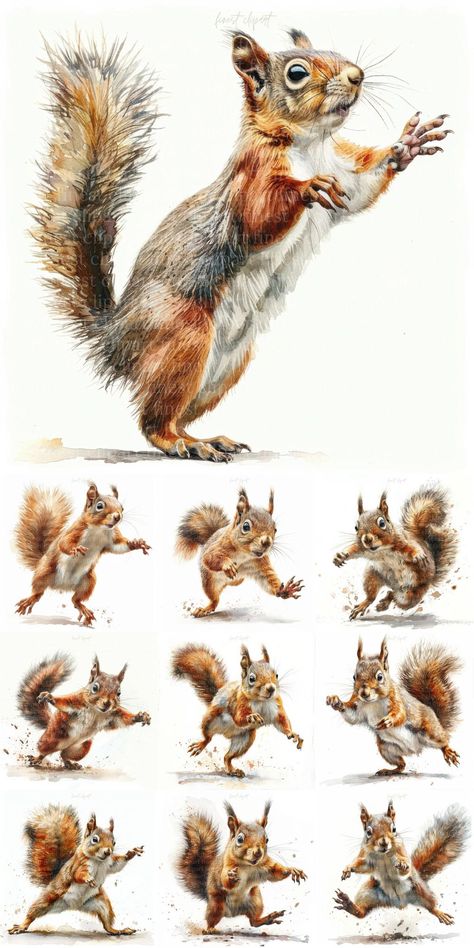 Squirrel Anatomy Drawing, Red Squirrel Illustration, Squirrels Drawing, Squirrel Anatomy, Squirrel Drawings, Squirrel Pics, Squirrel Photos, Funny Squirrel Pictures, Squirrel Drawing