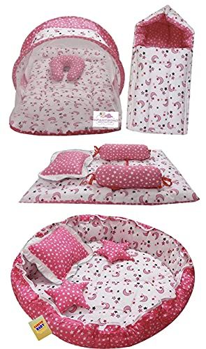 Infantbond Combo of Baby Nest | Net with Bed | Carry Bag | 4 Pcs Bedding Set(0-6 Months) (Moon Pink)(Nest Set) Check more at https://ghandiclass.in/infantbond-combo-of-baby-nest-net-with-bed-carry-bag-4-pcs-bedding-set0-6-months-moon-pinknest-set/ Baby Elephant Drawing, Baby Shower Games For Large Groups, Newborn Baby Needs, Baby Net, Baby Nest Bed, Baby Bedding Set, Baby Wish List, Baby Mattress, Baby Sheets