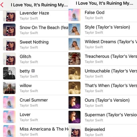 Denial playlist from Taylor swift Taylor Swift Playlist Names, Itunes Playlist, Taylor Swift Playlist, Taylor Swift, Swift, Music, Quick Saves