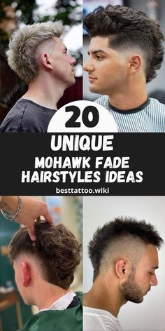 Mens Hairstyles Mohawk Fade, Modern Mowhak Hairstyle, Euro Hawk Haircut Boys, Faded Mohawk Men, Men’s Mohawk, Fauxhawk Fade Boys, Euro Hawk Haircut, Mohawk Fade Men, High Fade Mohawk