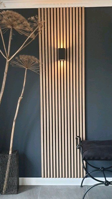 Wooden Wall Decorating Ideas, Wall Decorating Ideas, Craft Spaces, Wall Panel Design, Wall Decorating, Decoration Tips, Hallway Ideas Entrance Interior Design, Modern House Exterior Colors, Hallway Ideas Colour