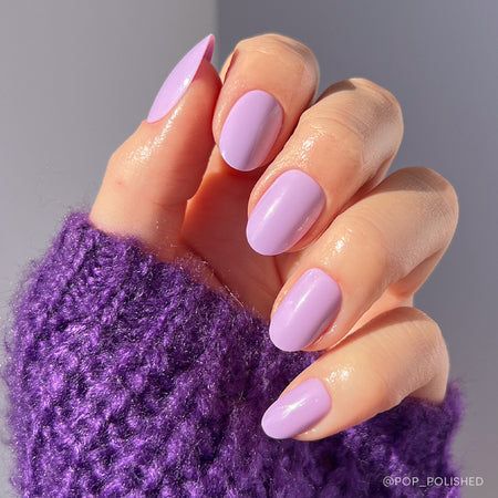 Lilac Nails Summer, Milky Lavender Nails, 30 Nails, Lilac Nails, Lavender Nails, Nail Remover, Spring Florals, Hair Accessories Gift, Oval Nails