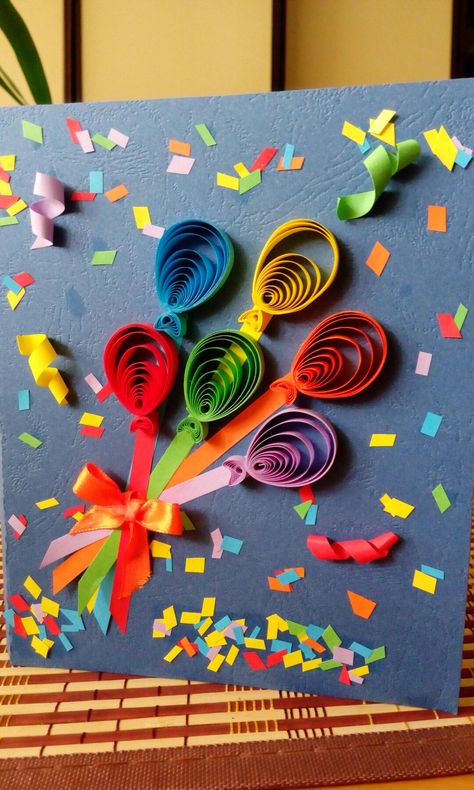 Quill Birthday Cards, Easy Quilling Birthday Card, Paper Quill Birthday Cards, Paper Quilling Birthday Cards Handmade, Birthday Card Quiling, Quilling Happy Birthday Card, Quilling Ideas Birthday, Birthday Quilling Ideas, Birthday Card Quilling