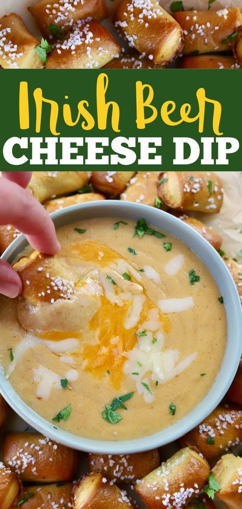 Irish Beer Cheese Dip, Irish Beer Cheese, Irish Dinner Recipes, Irish Appetizers, Irish Recipes Appetizers, St Patrick's Day Appetizers, St Patricks Food, Irish Dinner, Irish Recipes Authentic