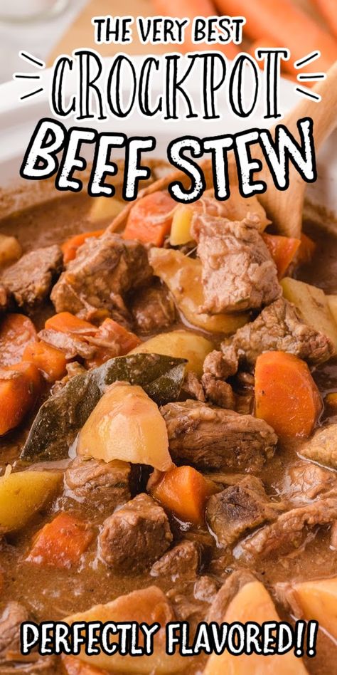 Crockpot Beef Stew Recipe, Best Crockpot Beef Stew, Crockpot Beef Stew, Easy Beef Stew Recipe, Hearty Stew, Crockpot Recipes Beef Stew, Best Crockpot, Crockpot Stew, Easy Beef Stew