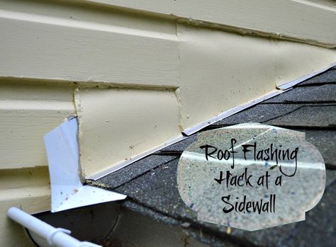 Replacing Roof Flashing at a SideWall Wood Lap Siding, Replacing Siding, Leaky Roof, Roof Flashing, Roof Replacement, Porch Roof, Lap Siding, Roofing Diy, Wood Siding