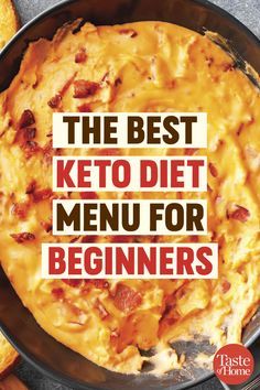 If You're Starting Keto, You Need This Menu Plan Keto Menu Plan, Breakfast Low Carb, Keto Menu, Starting Keto, Ketogenic Diet Meal Plan, Keto Diet Food List, Low Carb Breakfast Recipes, Best Keto Diet, Keto Meal Prep