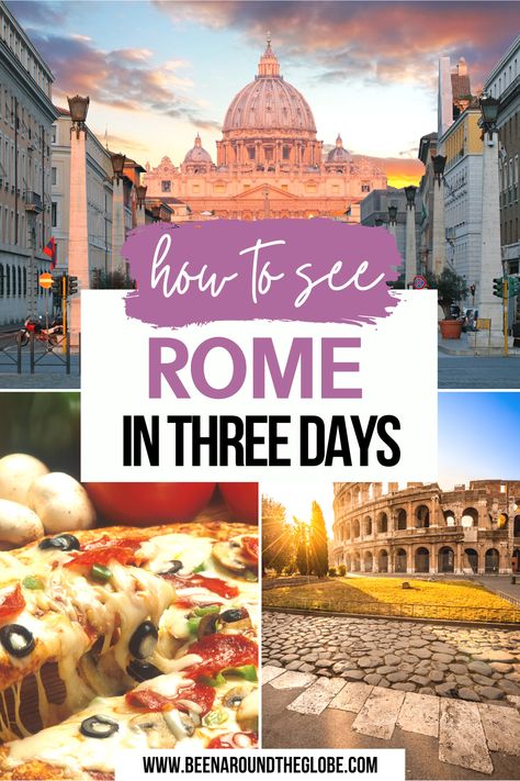 Rome Places To Visit, Places To Visit In Rome, Italy Places To Visit, Rome Guide, 3 Days In Rome, Rome Vacation, Rome Travel Guide, Day Trips From Rome, Cool Places