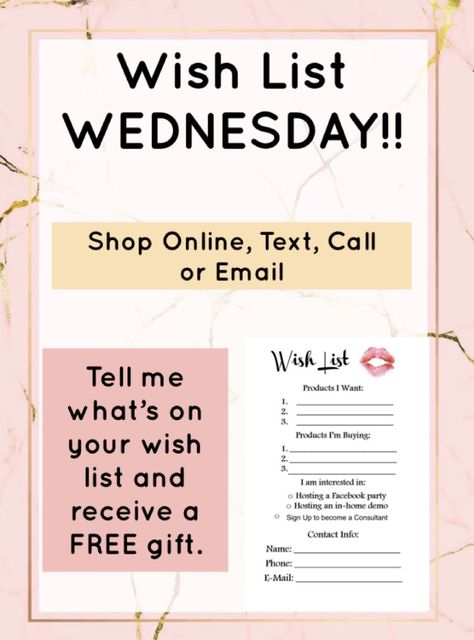 Mary Kay Wednesday Wisdom, Mary Kay Welcome Post, Wednesday Mary Kay Posts, Mary Kay Wish List, Mary Kay Win It Wednesday, Mary Kay Wednesday, Mary Kay Wednesday Post, Mary Kay Team Building, Seacret Products