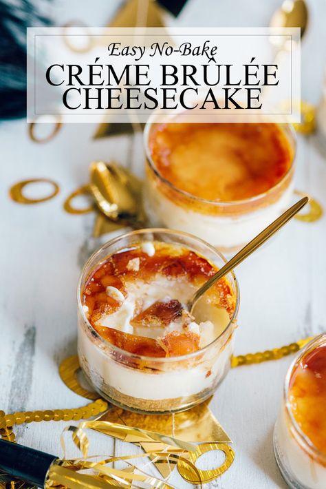 No Bake Creme Brulee, Cream Brulee Cheesecake, Creme Brulee Cheesecake Recipe, Brulee Cheesecake, Creme Brulee Cheesecake, Cream Brulee, Creme Brulee Recipe, Brulee Recipe, Baked Cheesecake Recipe