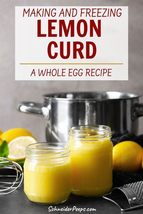 Lemon Tart Filling, Can You Freeze Lemons, Lemon Curd Uses, Meyer Lemon Curd, Freezing Lemons, Freezing Fruit, Scratch Cooking, Preserving Foods, Dry Mixes