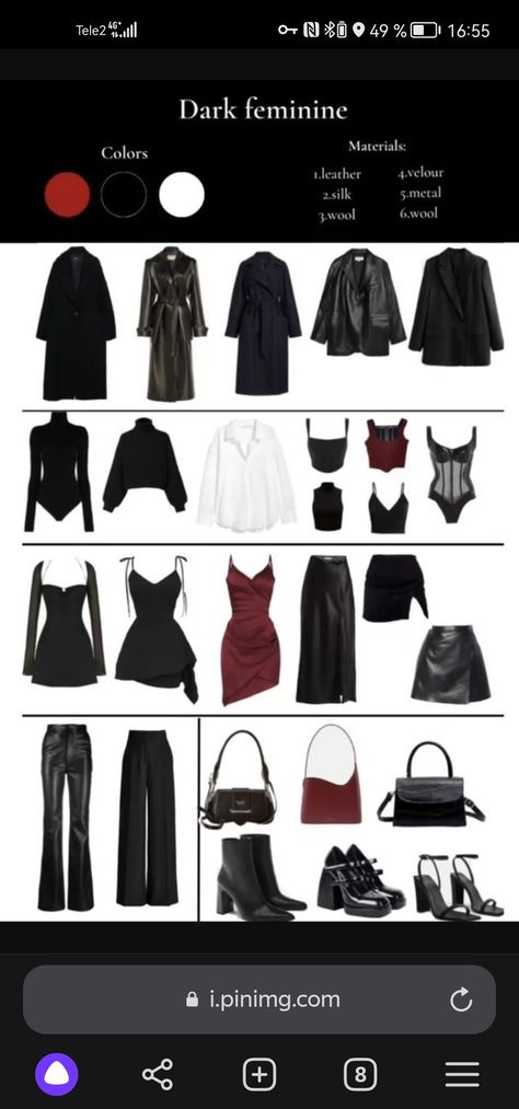 Style Roots, Dark Feminine Aesthetic, Dark Feminine, Feminine Aesthetic, Halloween Fashion, Look At Me, Modest Outfits, Fashion Sense, Cloth Bags