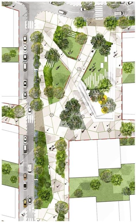 Landscape Architecture Graphics, Landscape Architecture Plan, Landscape And Urbanism Architecture, Plaza Design, Urban Design Graphics, Landscape Design Drawings, Urban Design Architecture, مركز ثقافي, Urban Design Concept