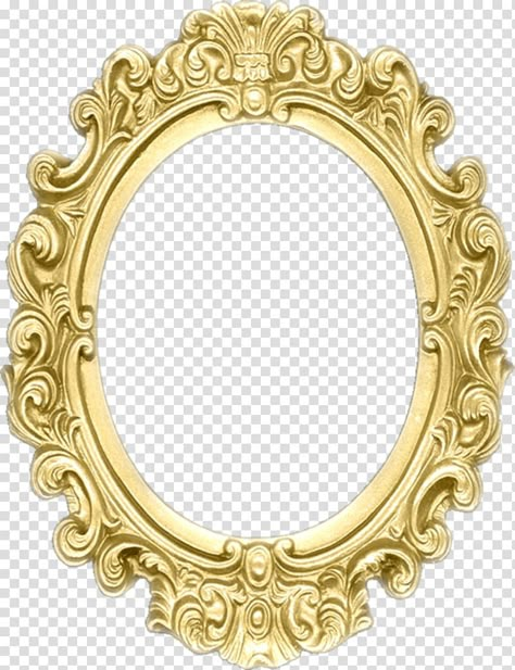 Mirror Illustration, Mirror Drawings, Baroque Mirror, Frame Illustration, Photo Elements, Mirror Paper, Gold Framed Mirror, Baroque Frames, Baroque Ornament