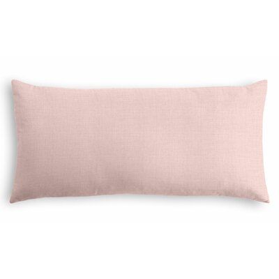 Winston Porter Reneau Linen Lumbar Pillow Size: 12" x 24", Color: Blush Pink Pink Throws, Pink Throw Pillows, Rectangular Pillow Cover, The Pillow, Pink Pillows, Linen Pillow Covers, Pillow Collection, Pink Linen, Lumbar Pillow Cover