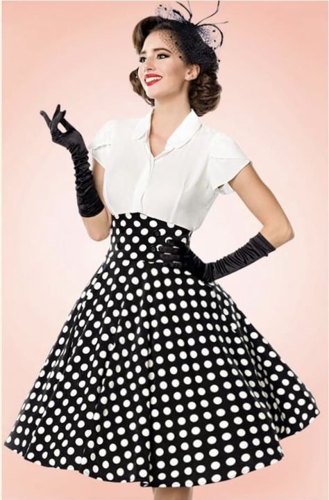 Retro Outfits Dress Vintage, Vintage Outfits Classy Retro, Retro Dress Outfits, Stile Pin Up, Mode Pin Up, Pin Up Costume, Vestidos Pin Up, Mode Rockabilly, Pin Up Vintage