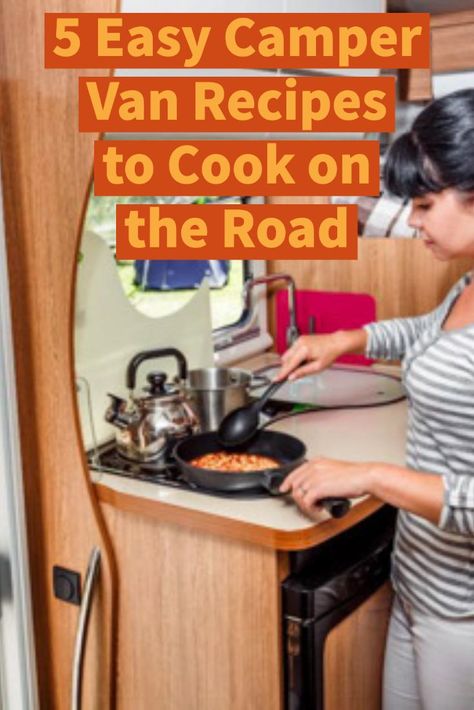 Campervan Cooking Recipes, Camper Van Cooking, Easy Campervan Meals, Camper Van Meals, Van Life Recipes, Rv Cooking Recipes, Vanlife Recipes, Van Life Food, Van Recipes