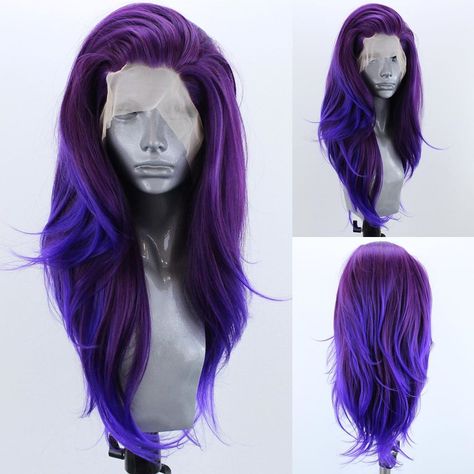 Webster Wigs on Instagram: “💜💥 Lily in “Violet Tipped Purple” is now back in stock on our store!💥💜 She’s a gorgeous Deep Purple with Violet tips in this 200% density…” Body Glamour, Webster Wigs, Best Lace Front Wigs, Hype Hair, Layered Style, Ginger Hair Color, Red Wigs, Beautiful Wigs, Deep Plum