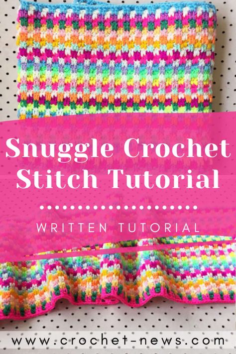 Snuggle Stitch Crochet, Snuggle Crochet, Pretty Crochet Stitches, Snuggle Stitch Blanket, Crochet Patterns Blankets, Crochet Block Stitch, Crochet Blanket Stitches, Baby Piglet, Crochet Stitch Tutorial