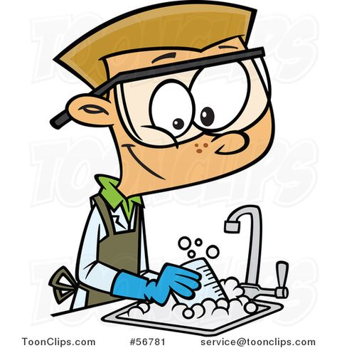 Cartoon Blond White School Boy Cleaning up in a Science Lab Lab Cartoon, Cartoon Pic, Science Lab, School Boy, Clean Up, Bart Simpson, Lab, Science, Education