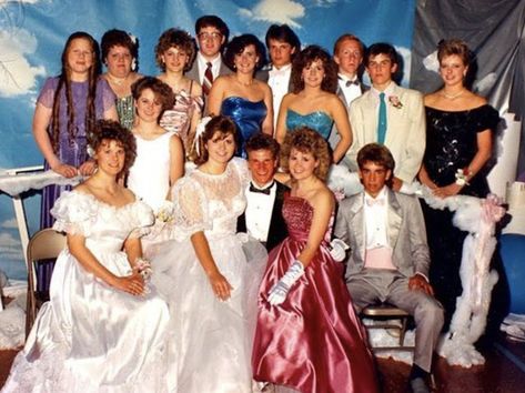 Growing Up in the '80s Was Tough: 7 Things We Did in the 1980s That Would Absolutely Confused Kids Today ~ Vintage Everyday Tacky Prom, Mom Prom, 80s Prom Party, 1980s Prom Dress, 80's Prom, Retro Prom, 1980s Prom, 80s Wedding, Totally 80s