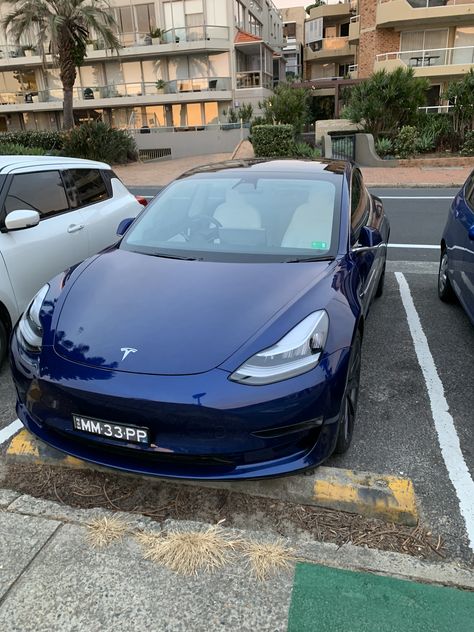 Range Rover Navy Blue, Blue Tesla Aesthetic, Blue Tesla, Tesla Model Y Blue, Blue Car Astethic, Dark Blue Car Aesthetic, Tesla Car, Pimped Out Cars, Blue Car