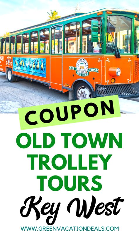 Old Town Trolley Tours Key West Coupon | Green Vacation Deals Hemingway House Key West, Mallory Square Key West, Ernest Hemingway House, Key West Lighthouse, Hemingway House, Florida Travel Destinations, Florida Theme Parks, Key West Resorts, Key West Vacations