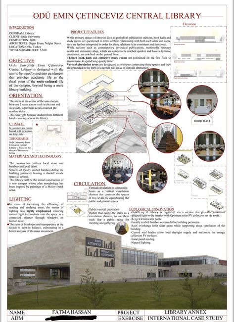 Sheets Composition Architecture, Library Case Study Architecture, Case Study Presentation Sheets, Case Study Board Architecture, Studio Apartment Concept Art, Architecture Case Study Sheet Composition, School Case Study Architecture, Case Study Sheets Architecture Photoshop, Literature Case Study Sheets Architecture