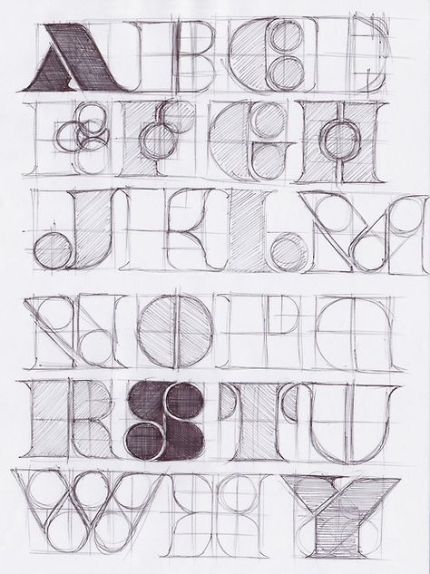 Letter Sketches Alphabet, Letter Sketch, Sketch Typography, Joseph Walsh, Typography Sketch, Lettering Logotype, Typography Drawing, Tipografi 3d, Wrist Tattoo Designs