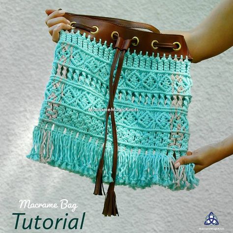 🌿Macrame Magic Knots on Instagram: “New Tutorial is on my YouTube 📺 channel ➡️ Link in Bio #MacrameMagicKnots” Macrame Summer, Clove Hitch Knot, Magic Knot, Art Macramé, Bag Macrame, Macrame Purse, Diy Macrame Plant Hanger, Purse Tutorial, Diy Plant Hanger